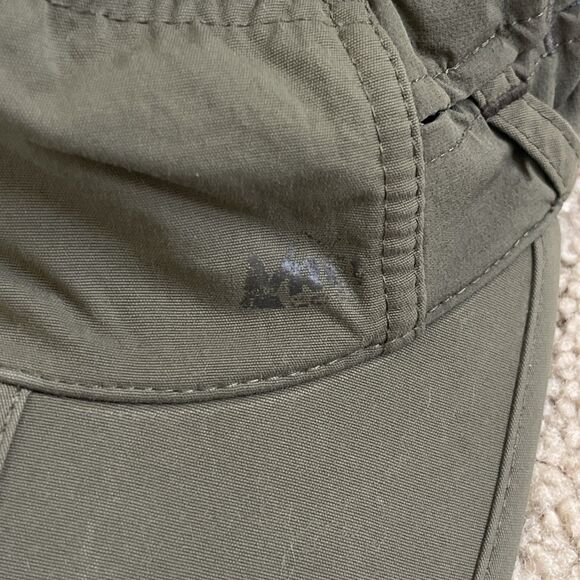 REI Co-op Green  Screeline Hat Cap Hiking Outdoor Foldable Moisture-Wicking - Picture 6 of 6